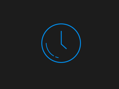 Under maintenance clock icon
